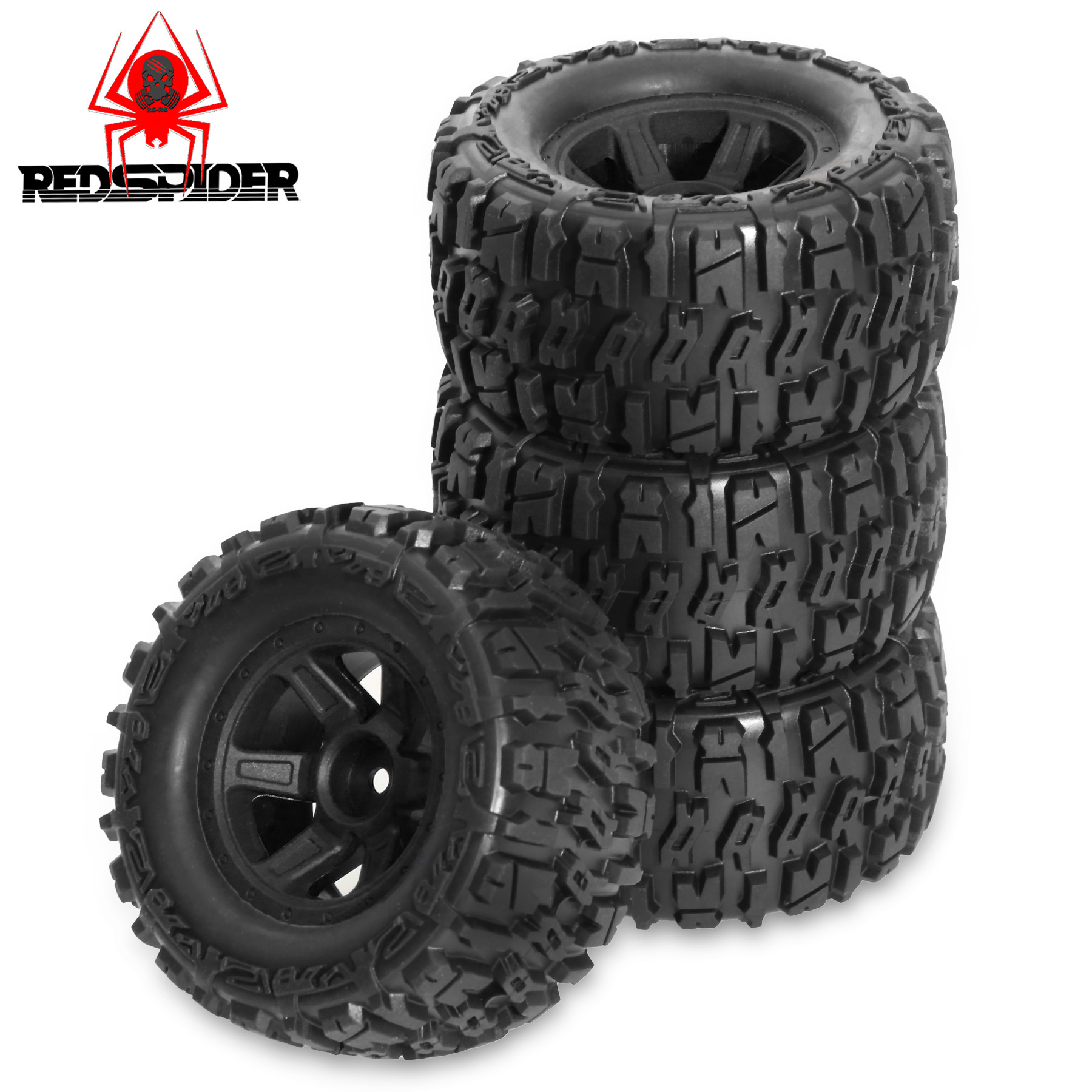 Rc Truck Monster - 90mm滑り止めゴムホイールタイヤ、12mm六角ハブ、1/14 Wltoys 144010 144016 MJX Hyper