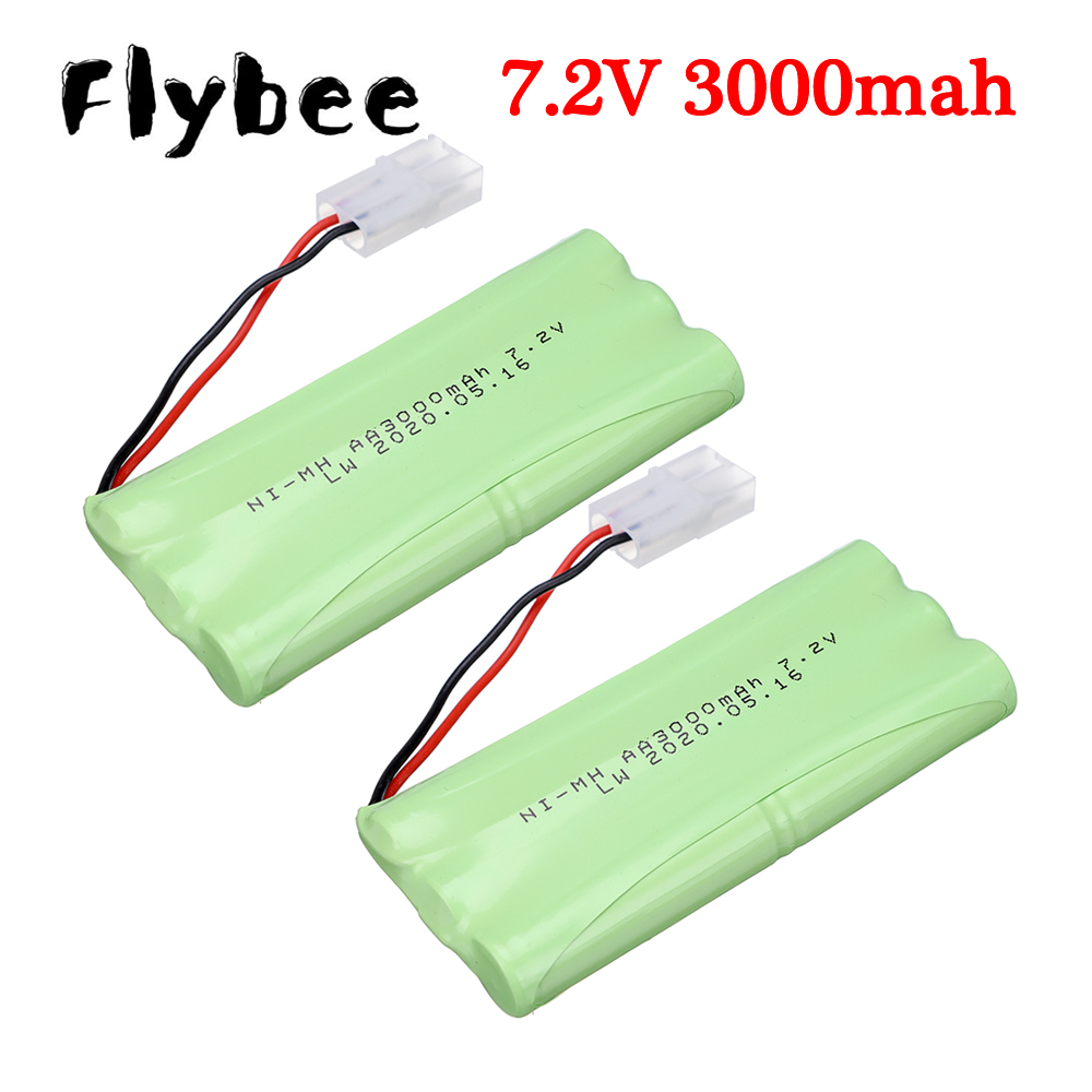 Rc Hobby Tank - リモコンおもちゃ用充電式nimhバッテリー,7.2v,3000mah,rcカー,タンク,ロボット,ボート,銃