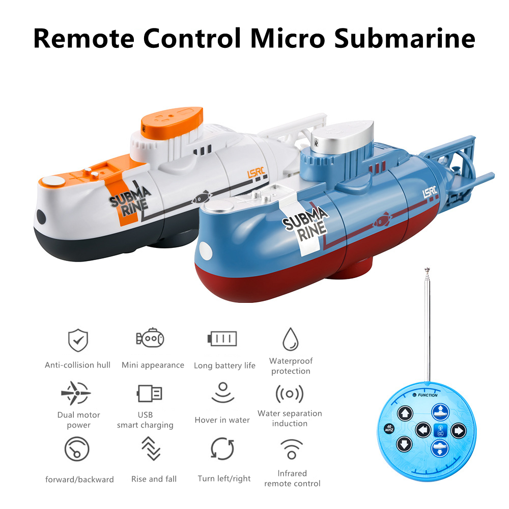 Rc Submarine Water - シミュレーションマイクロワイヤレスリモコン潜水艦 水中浮遊 水分離誘導 25分耐久 防水RCおもちゃ