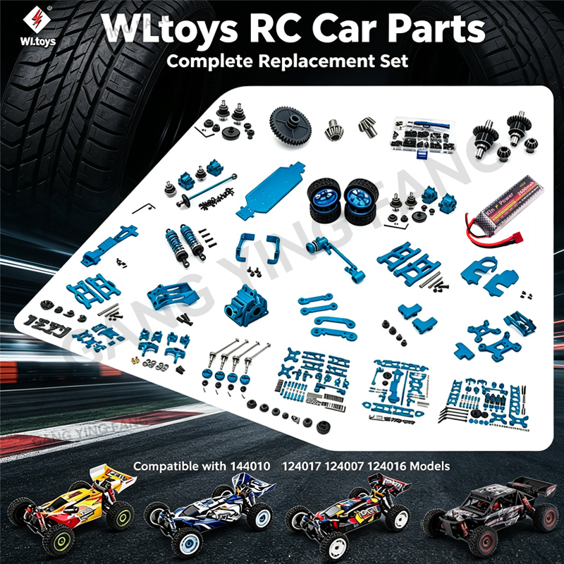 Shock Absorber Rc - WLtoys 144010 124007 124017 124016 RCカー用メタルアップグレードパーツ