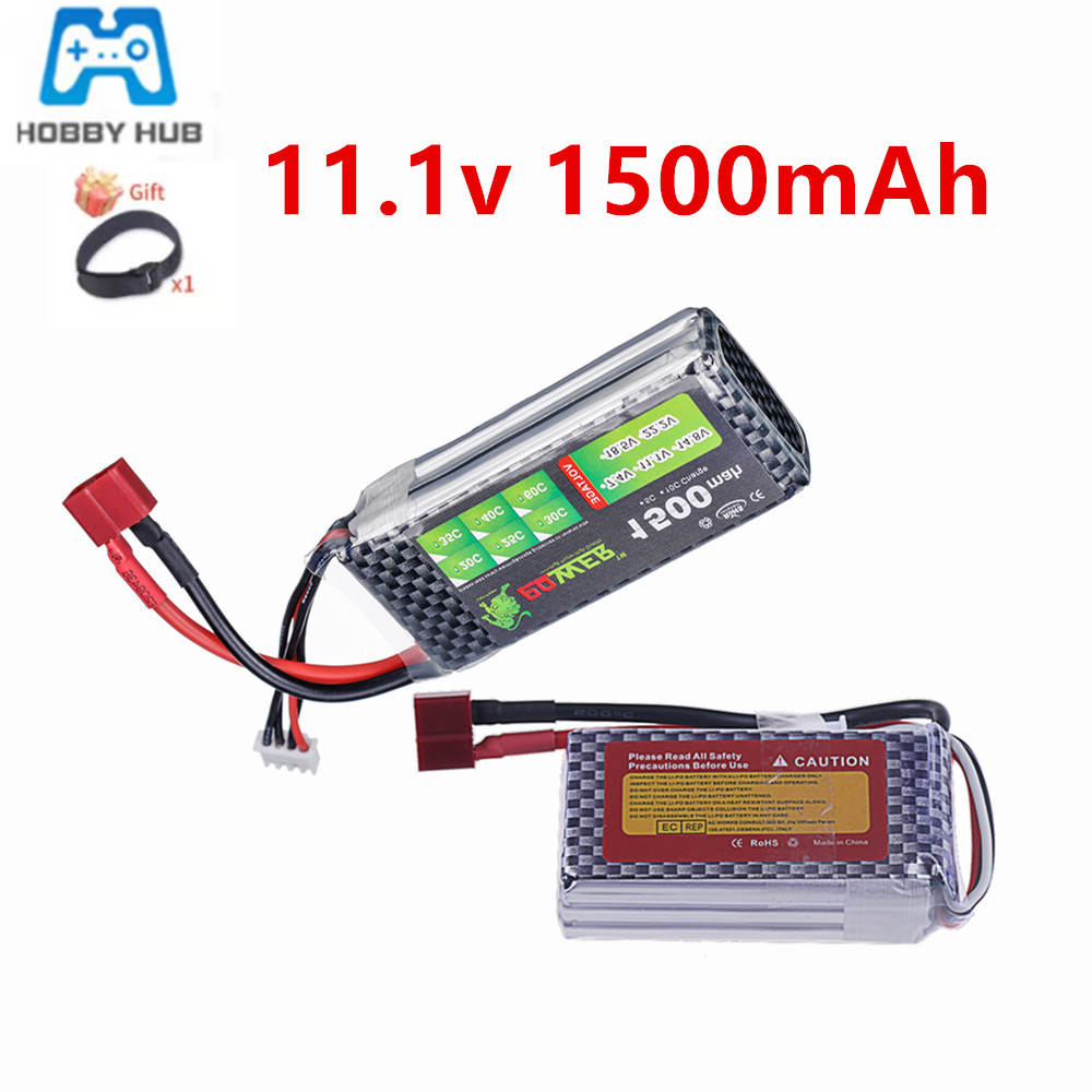 Rc Hobby Models - 高性能 40C-60C 3S リポバッテリー 11.1V 1500mAh