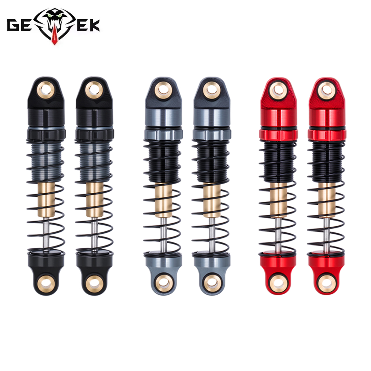 Shock Absorber Rc - 4 個のアルミショックアブソーバー 28.5mm 3 つのスプリングレート付き 1/30