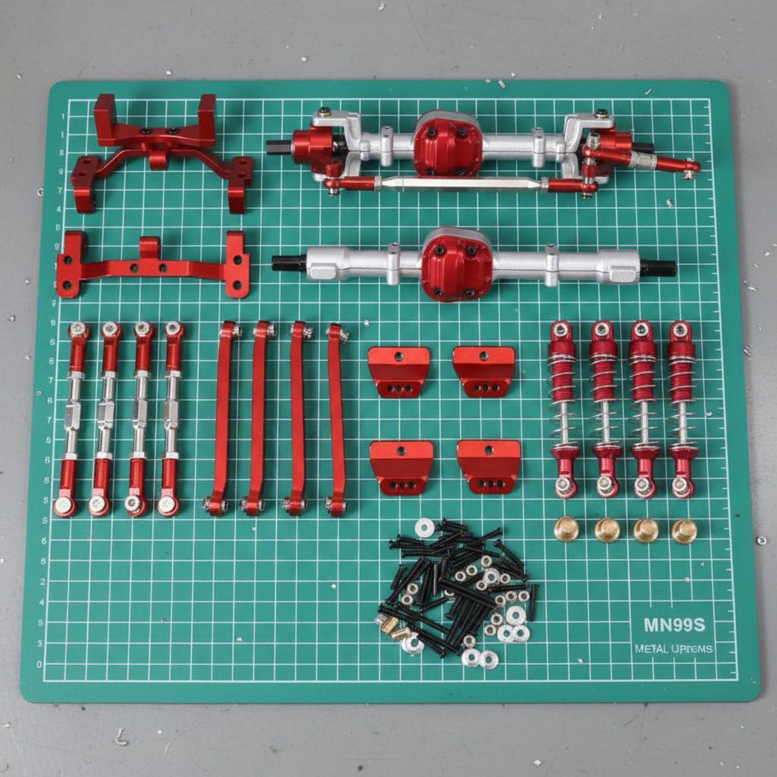 Shock Absorber Rc - 6 ピース 1/12 スケール RC カーシャフトセット陽極酸化仕上げフロントリアシャフトハウジングセット長持ち
