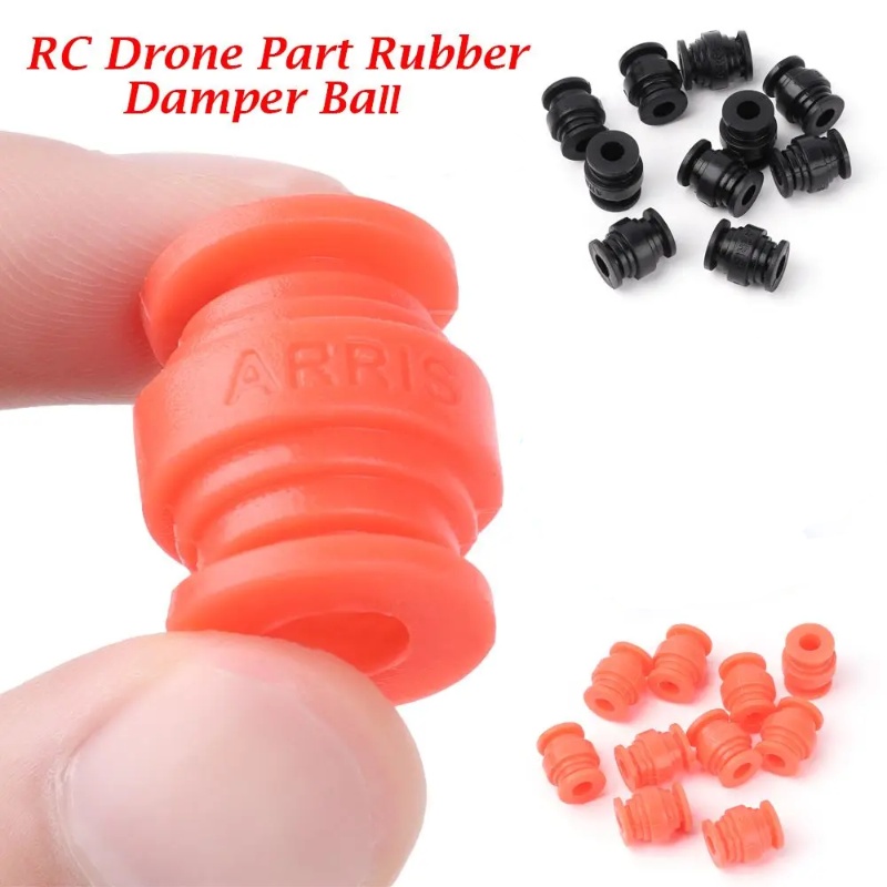 Shock Absorber Rc - 防振ラバーダンパー,f4 f7フライトコントローラーfpvクワッドコプターrcパーツ用シリコンマウント衝撃ボール,ロットあたり4個