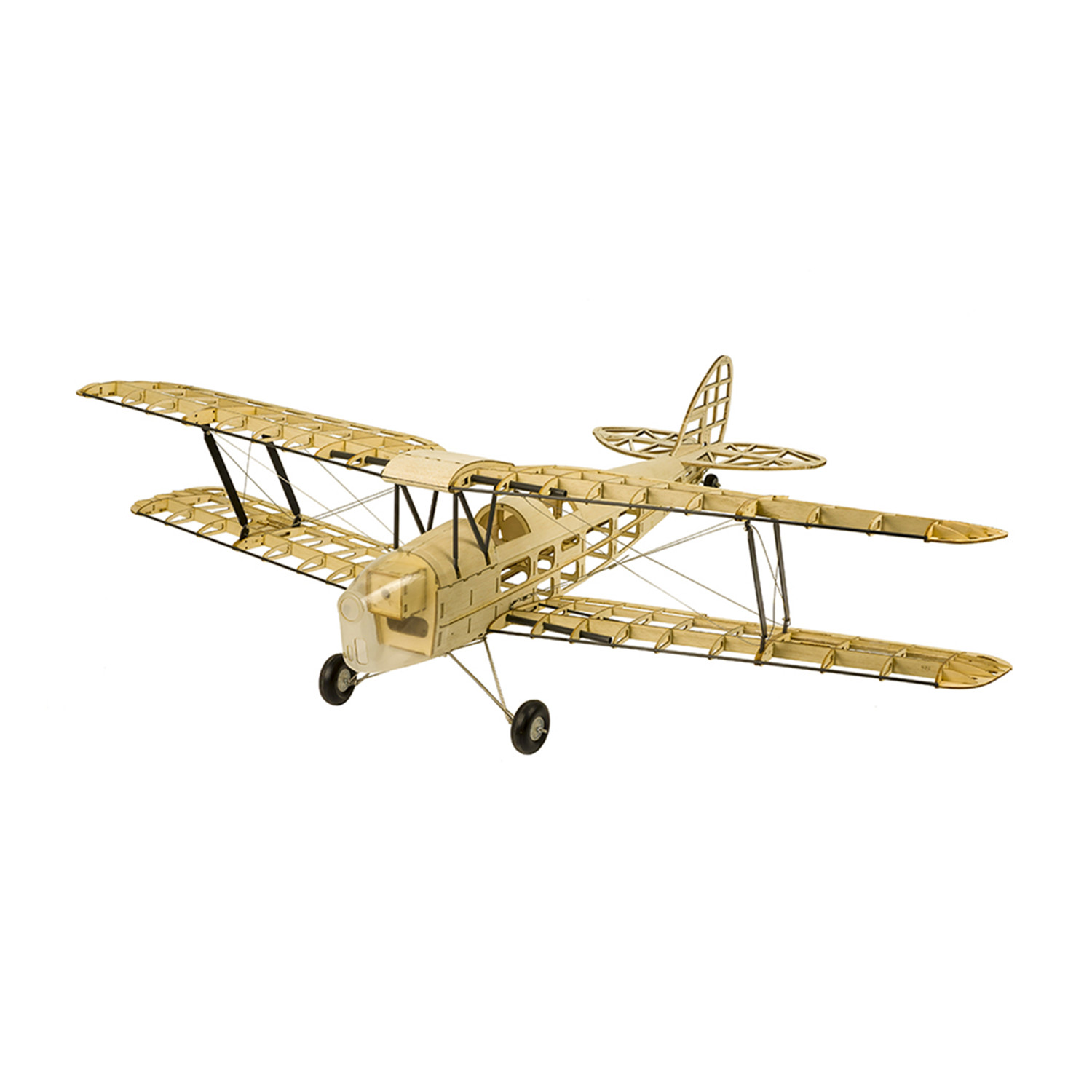 Rc Hobby De - デ・ハビランドDH82aタイガーモス980mmバルサ材RC飛行機キット、レーザーカットスケールモデル（大人向けホビー＆エアロモデリング）