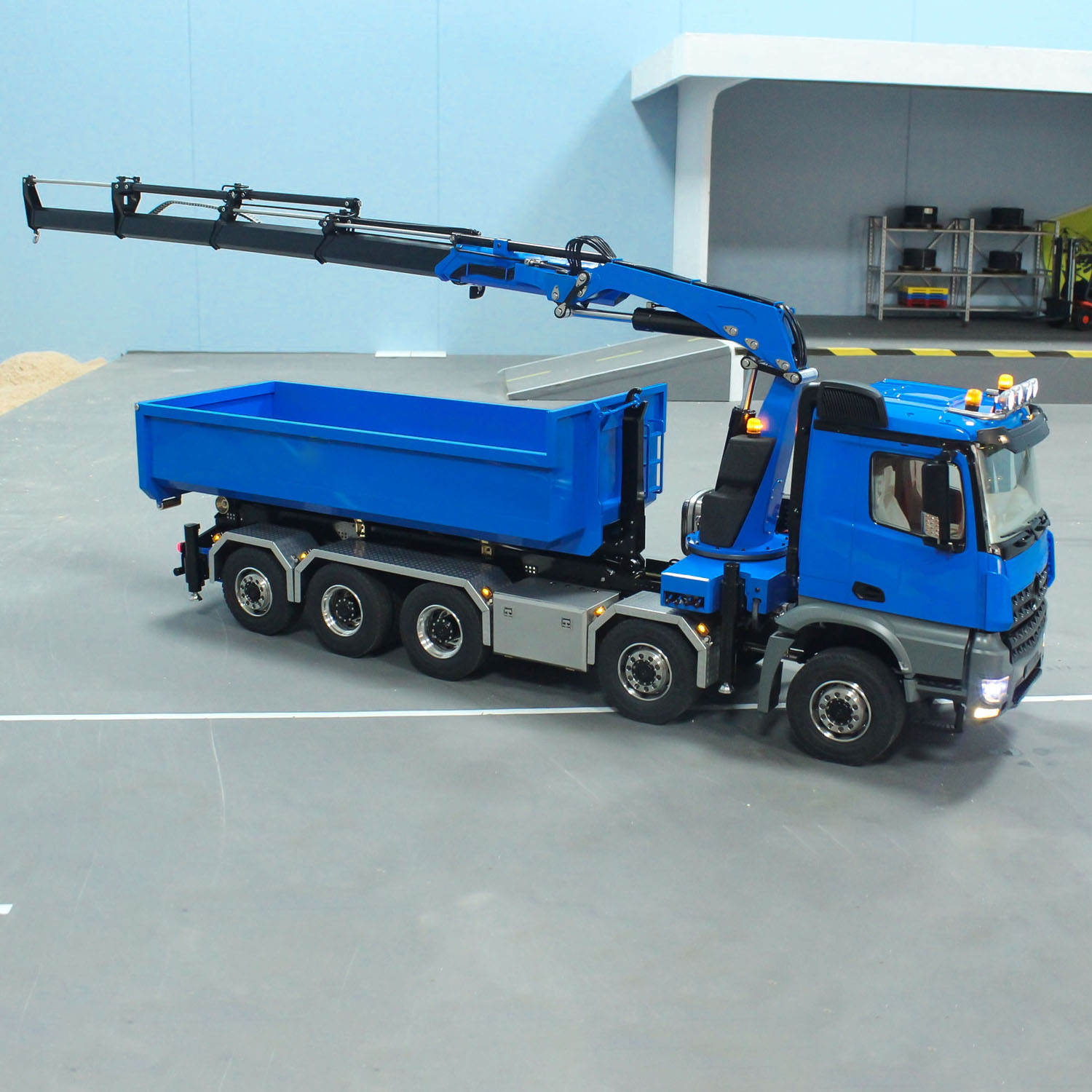 10x10 RC 1/14 油圧式メタルクレーン ダンプトラ - Rc Hobby Models のレビューと価格