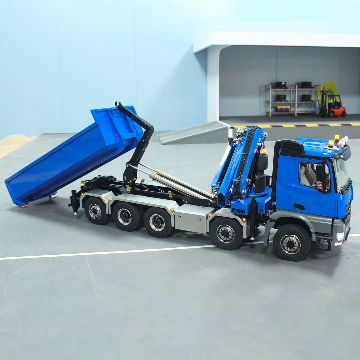 10x10 RC 1/14 油圧式メタルクレーン ダンプトラ - Rc Hobby Models のレビューと価格