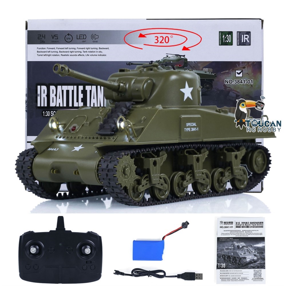米国製おもちゃ 1/30 ヘンロン シャーマン M4A3 R - Rc Hobby Tank のレビューと価格