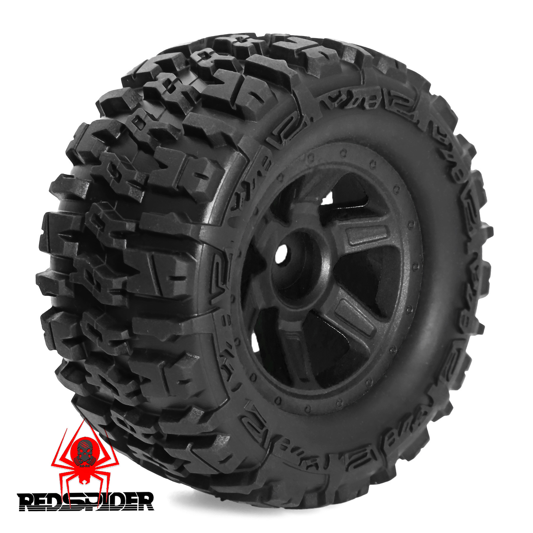 90mm滑り止めゴムホイールタイヤ、12mm六角ハブ、1/1 - Rc Truck Monster のレビューと価格