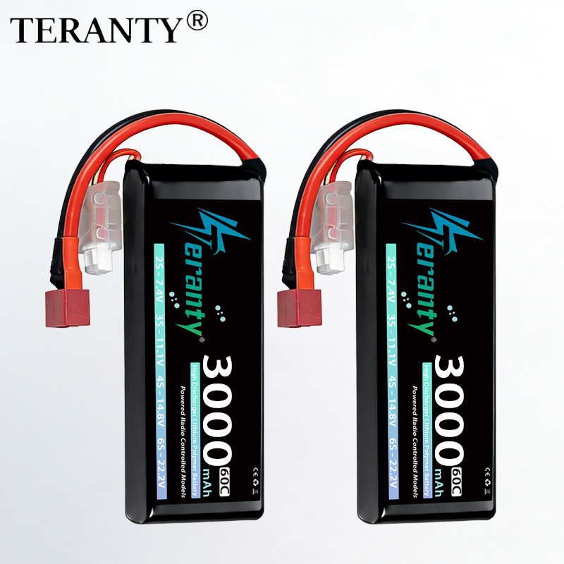 TERANTY 2S 3000mAhリポバッテリー 7.4V - Rc Hobby Models のレビューと価格