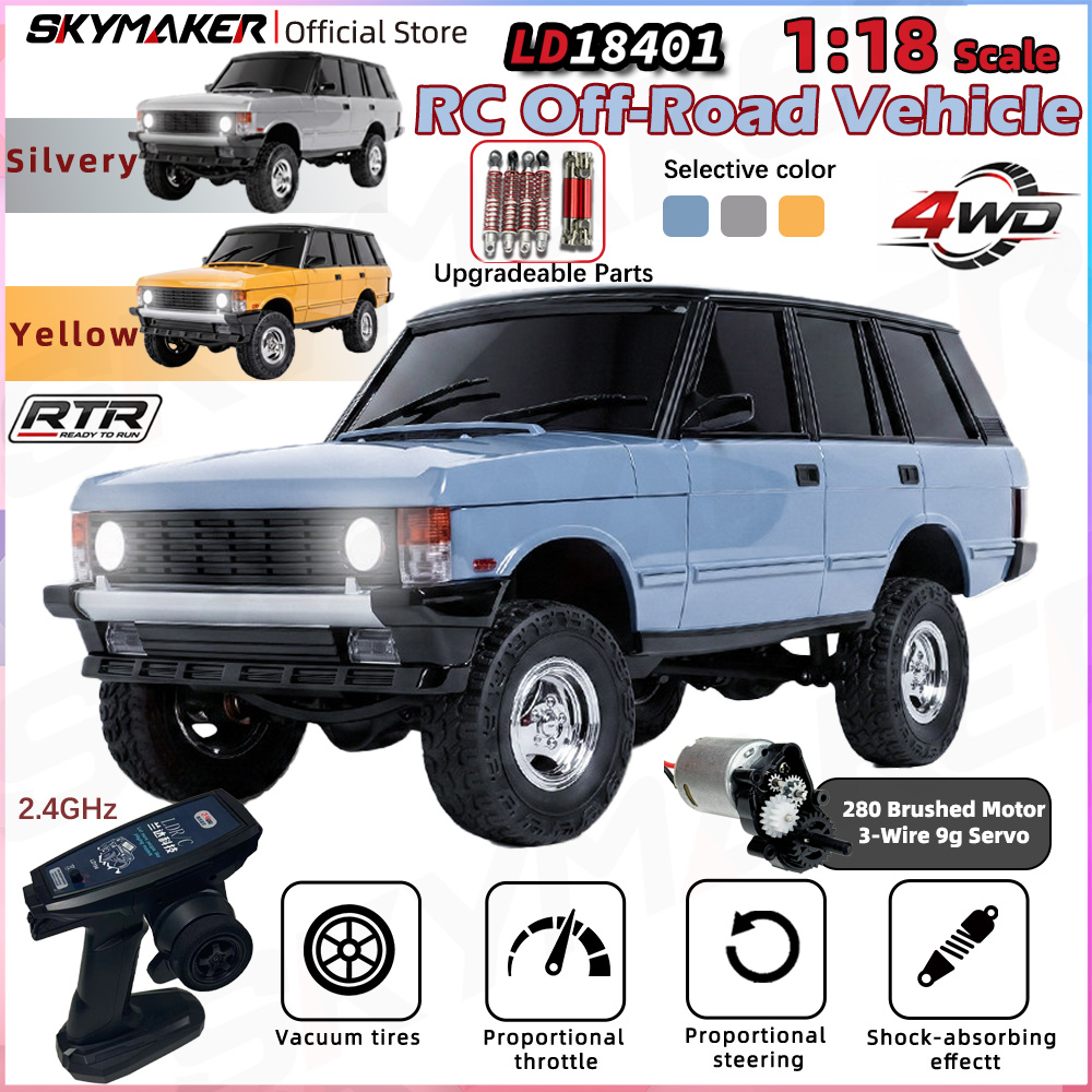 LDRC LD18401 1/18 RCカー 4WD 2.4 - Rc Hobby Pro のレビューと価格
