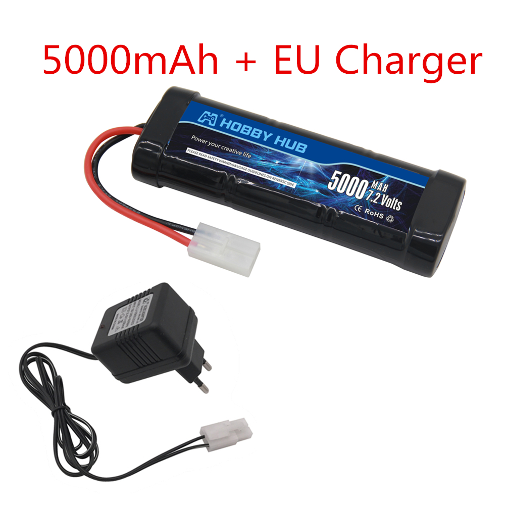 新しい 7.2V バッテリー 5000/6800mAh Ni - Rc Hobby Tank のレビューと価格