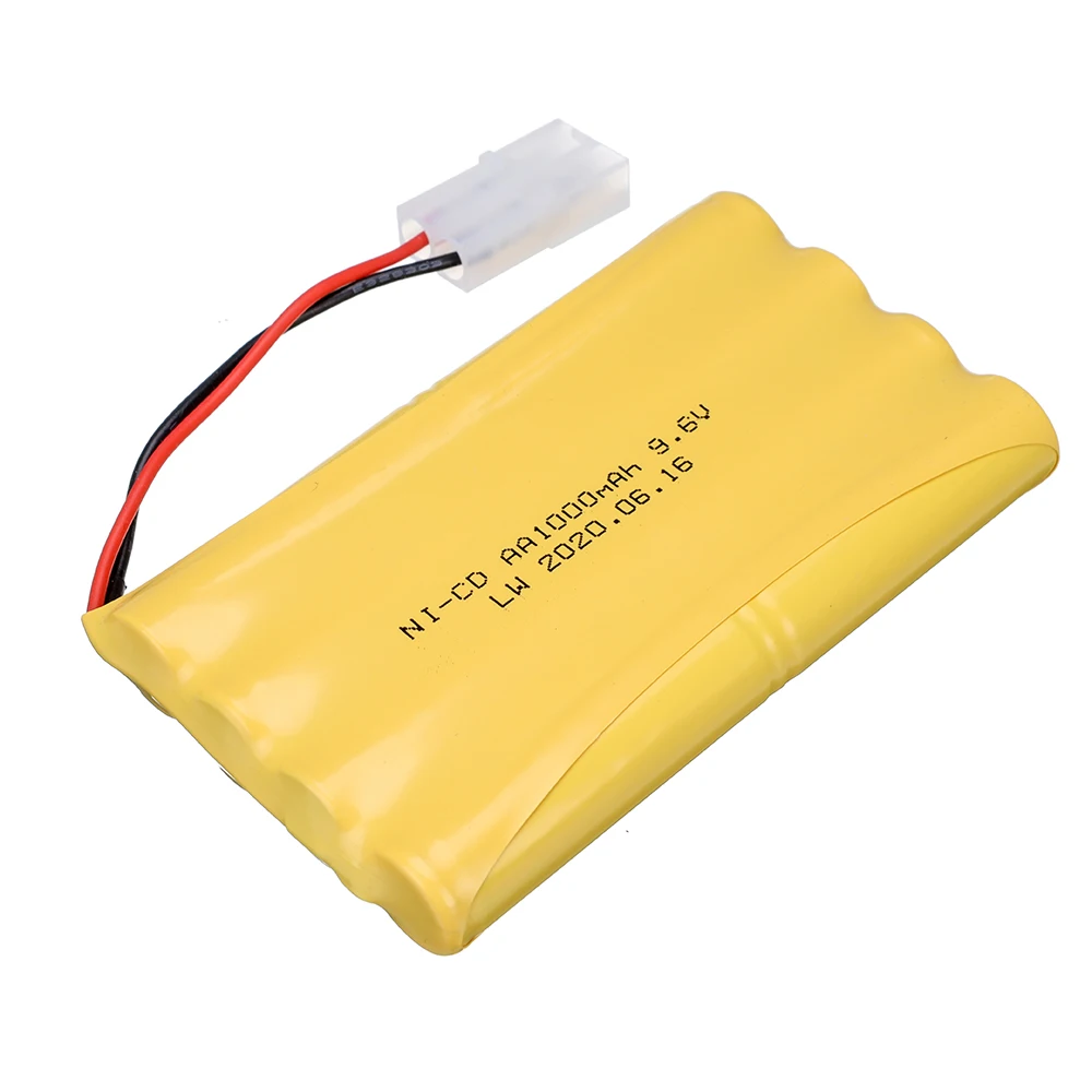 9.6V 1000mAh Ni-CD AA充電式バッテリー  - Rc Hobby Models のレビューと価格