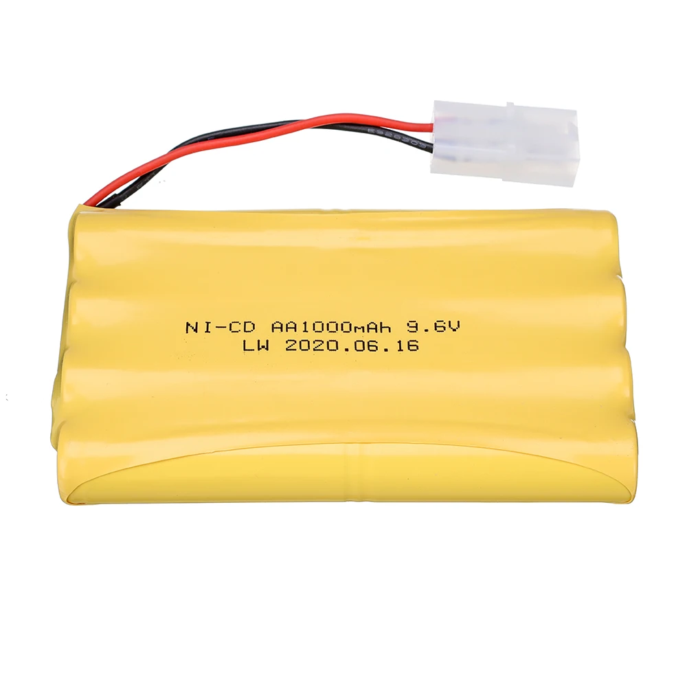 9.6V 1000mAh Ni-CD AA充電式バッテリー  - Rc Hobby Models のレビューと価格