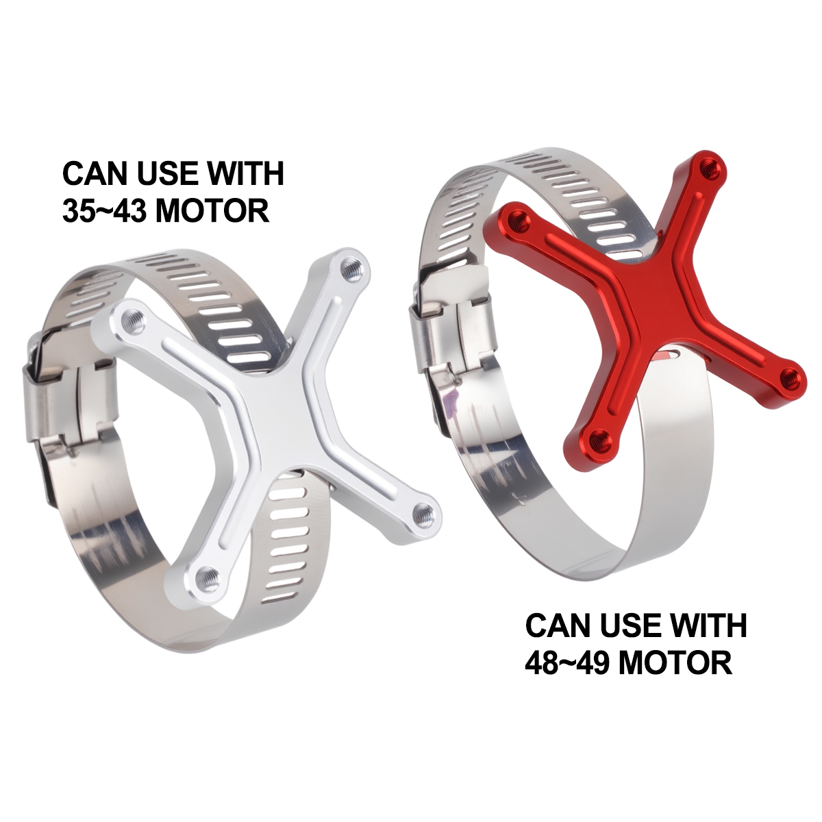 ユニバーサル調整可能なファンマウント 30-49mm 広範囲 - Rc Hobby Parts のレビューと価格