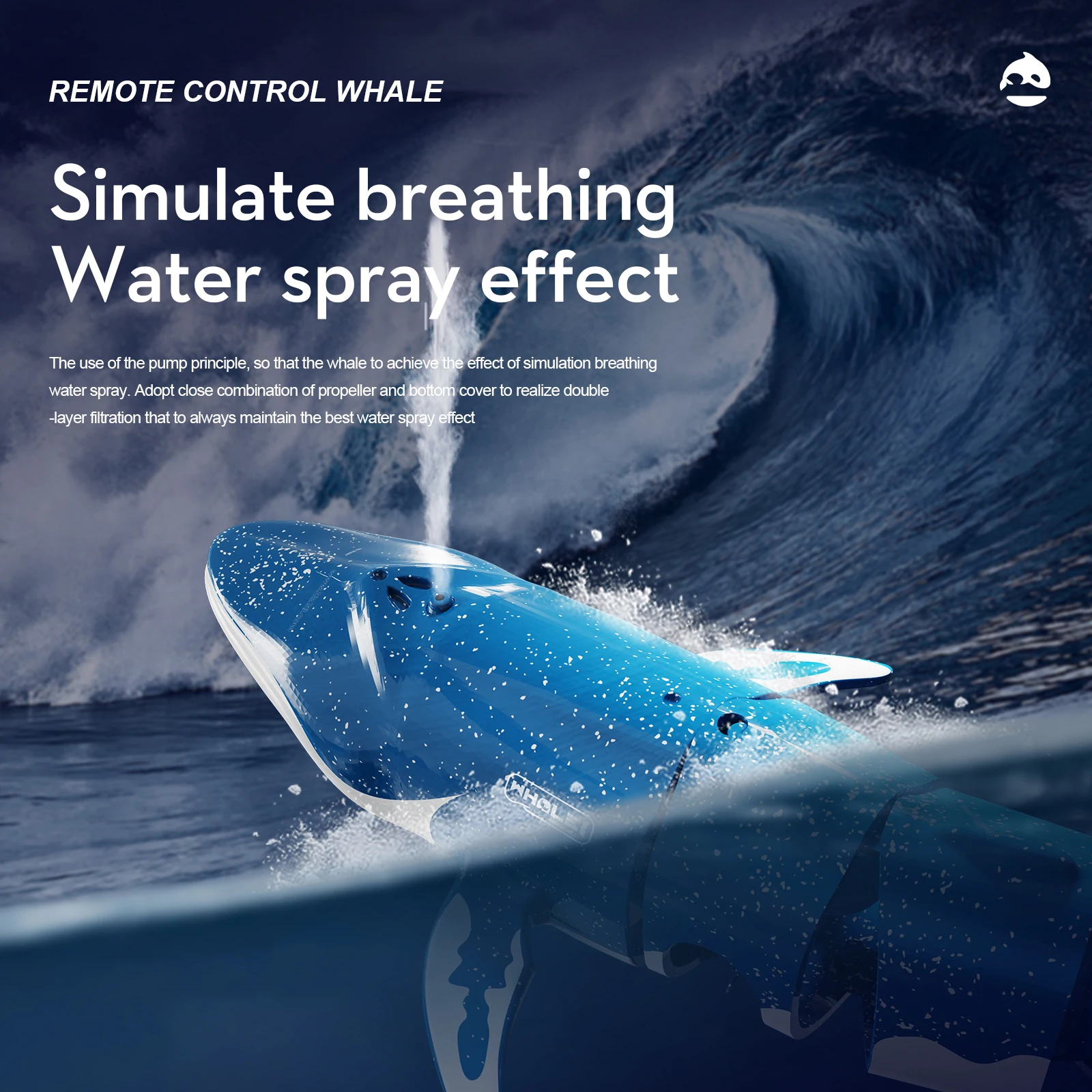 RC潜水艦水中リモコンクジラサメスプレーラジコンボートプール - Rc Submarine Water のレビューと価格