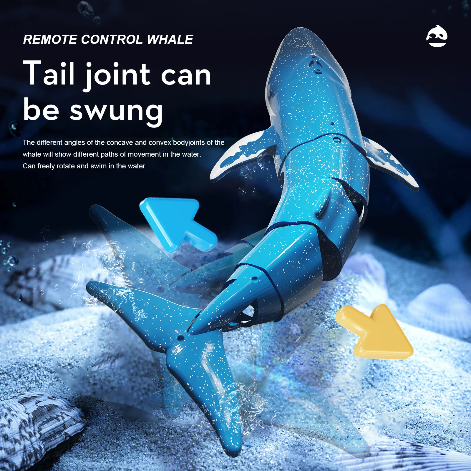 RC潜水艦水中リモコンクジラサメスプレーラジコンボートプール - Rc Submarine Water のレビューと価格