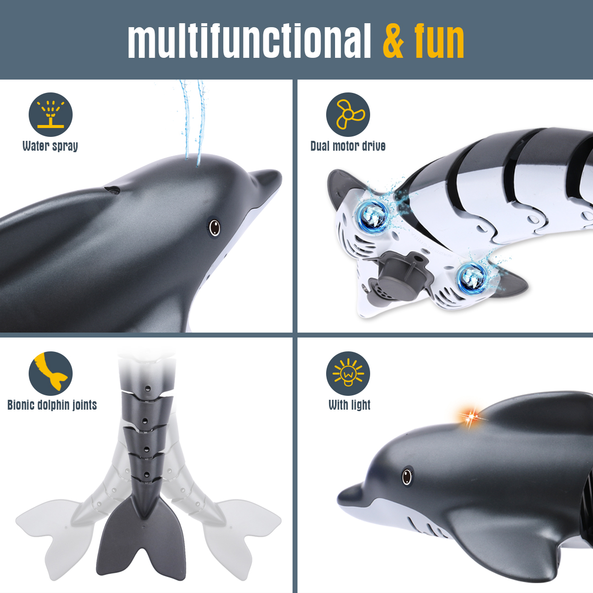 子供のための水で制御された魔法のおもちゃ,リモコン付きボート - Rc Submarine Water のレビューと価格