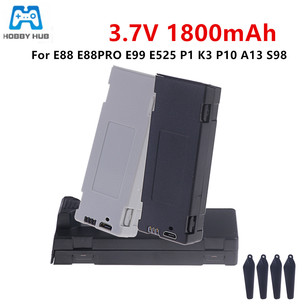 E88 バッテリー充電式バッテリー 3.7V 1800mAh - Rc Hobby Pro のレビューと価格