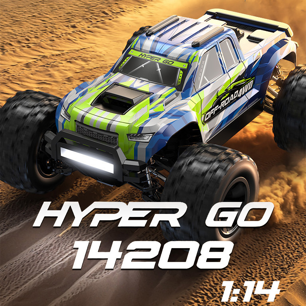 MJX Hyper Go 14208 RCカー 4WD ブラ - Rc Truck Monster のレビューと価格