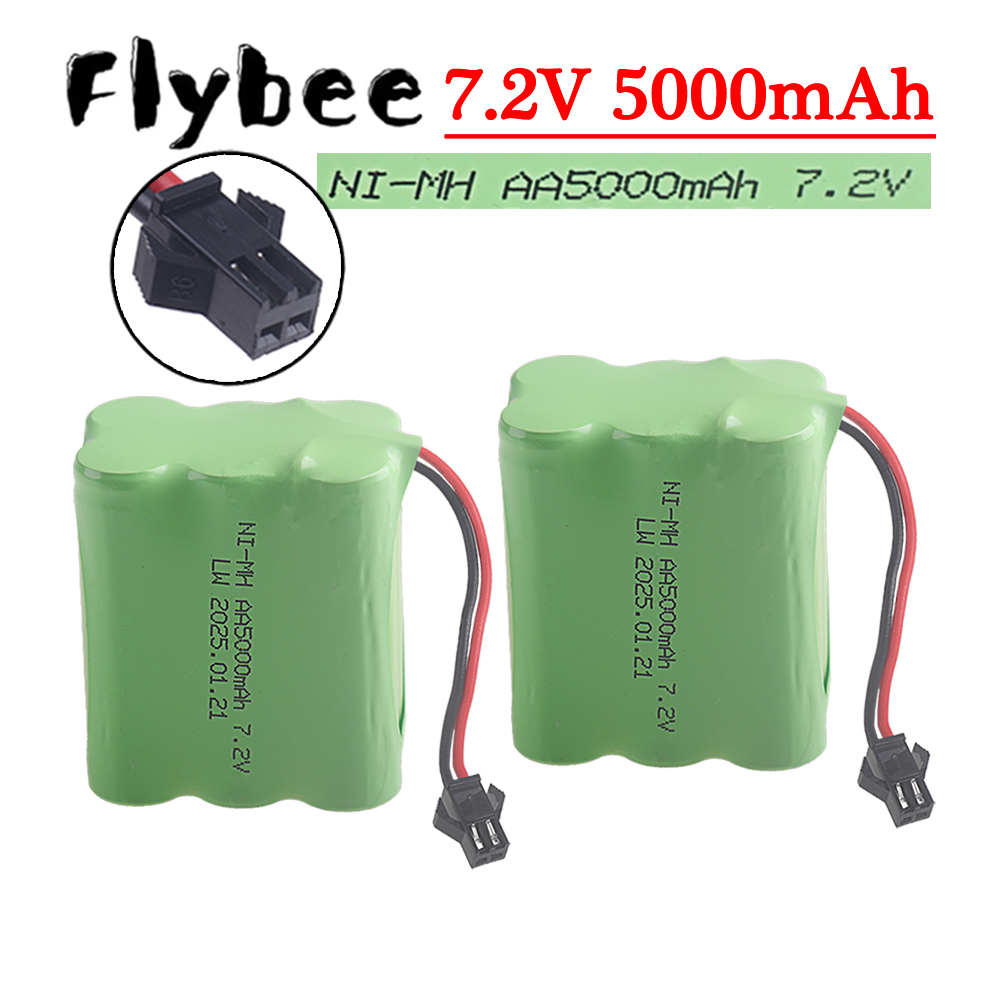 (SM-2Pプラグ) 7.2V 5000mAh NiMHバッ - Rc Hobby Parts のレビューと価格