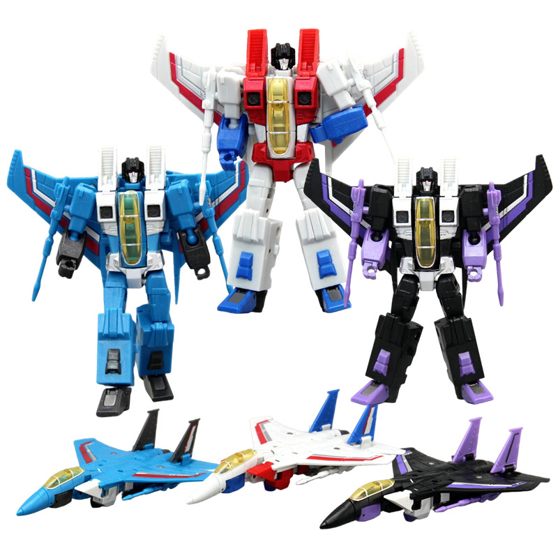 3 ピース/箱変換ロボット玩具 G1 漫画フライトチームスタ - Rc Truck Monster のレビューと価格