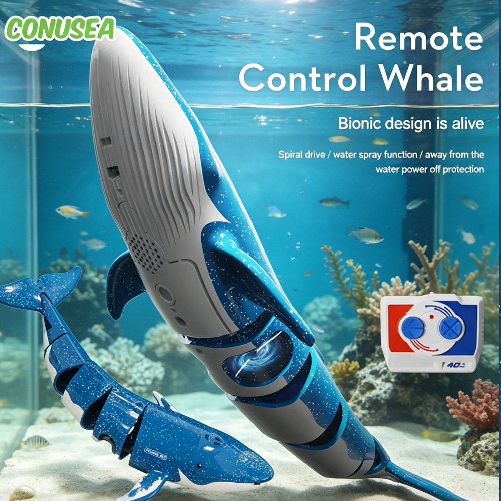 RC潜水艦水中クジラリモコンサメ電動潜水艦ボート船プール湖水 - Rc Submarine Water のレビューと価格