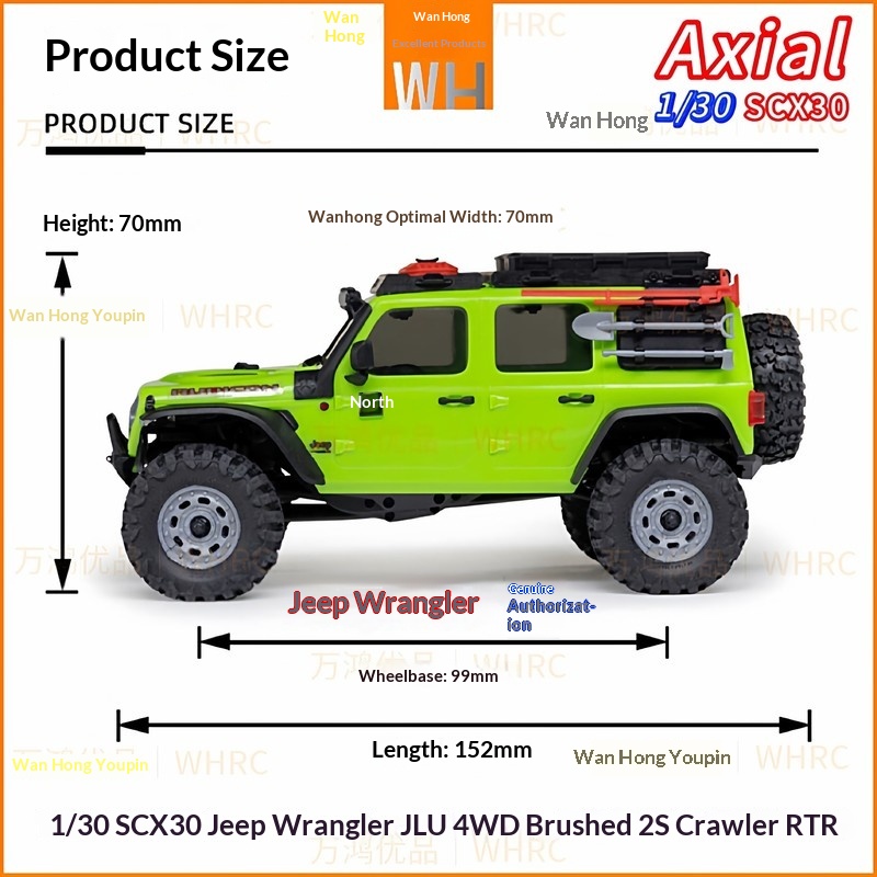 アキシャル 1/30 SCX30 ジープ ラングラー JLU - Rc Hobby Jeep Wrangler のレビューと価格