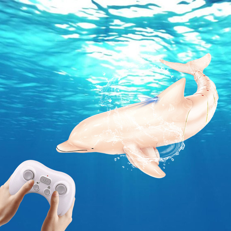 Rc イルカクジラスプレー水ライトサメのおもちゃリモコンボー - Rc Submarine Water のレビューと価格