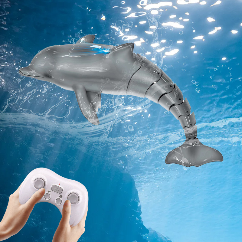 Rc イルカクジラスプレー水ライトサメのおもちゃリモコンボー - Rc Submarine Water のレビューと価格