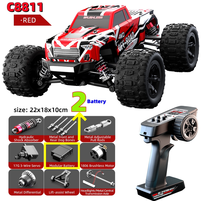 JHD-リモートコントロールオフロードおもちゃ,モンスタート - Rc Truck Monster のレビューと価格