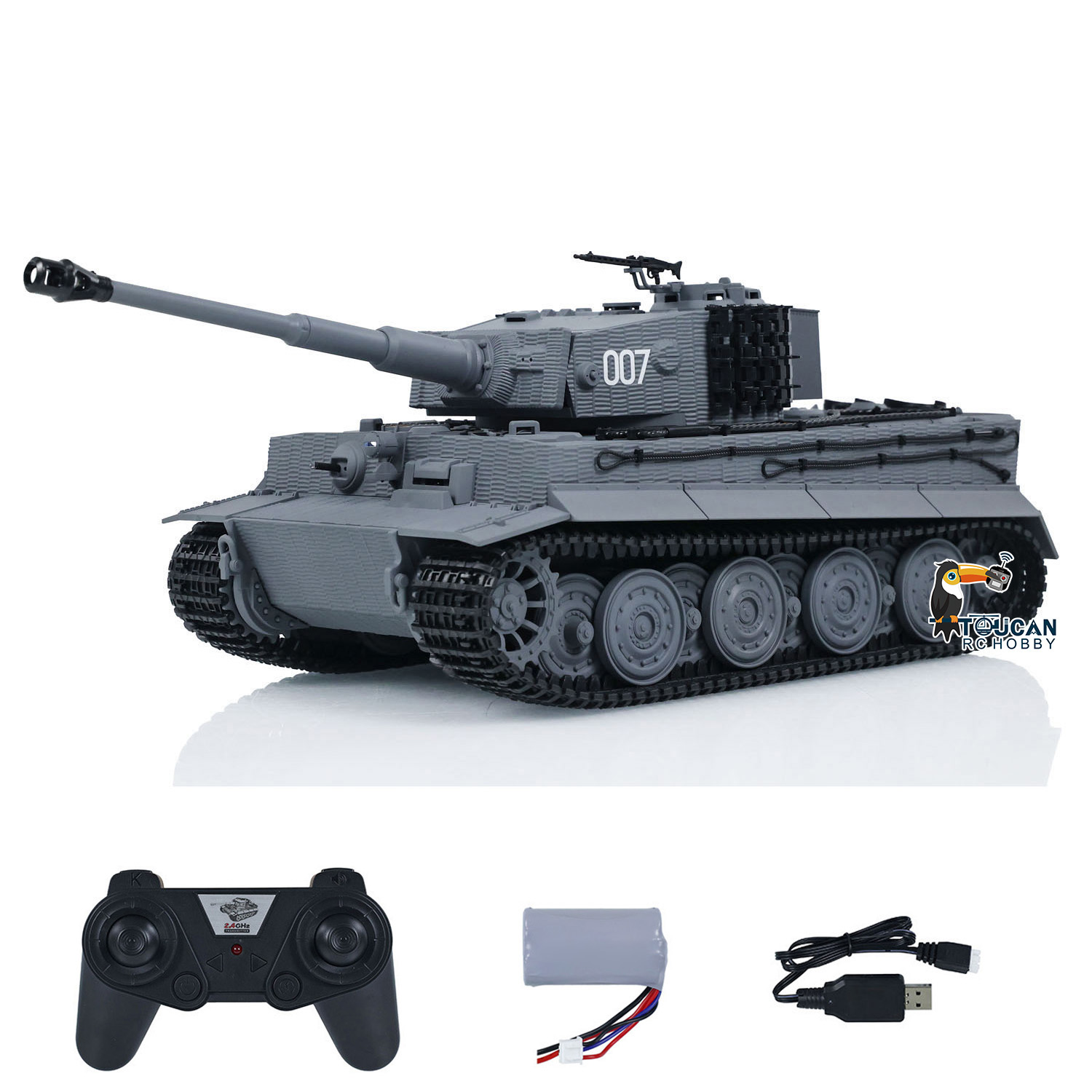 米国製おもちゃタイゲン1/24 RCバトルタンク タイガーI - Rc Hobby Tank のレビューと価格