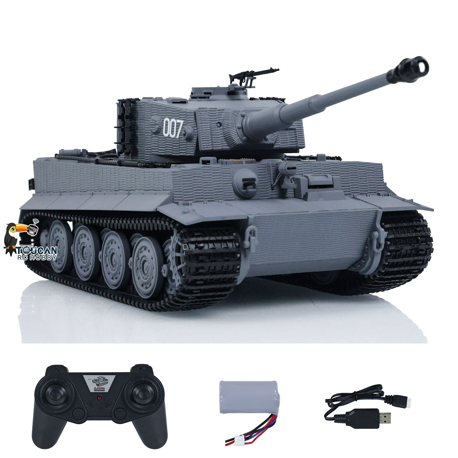 米国製おもちゃタイゲン1/24 RCバトルタンク タイガーI - Rc Hobby Tank のレビューと価格