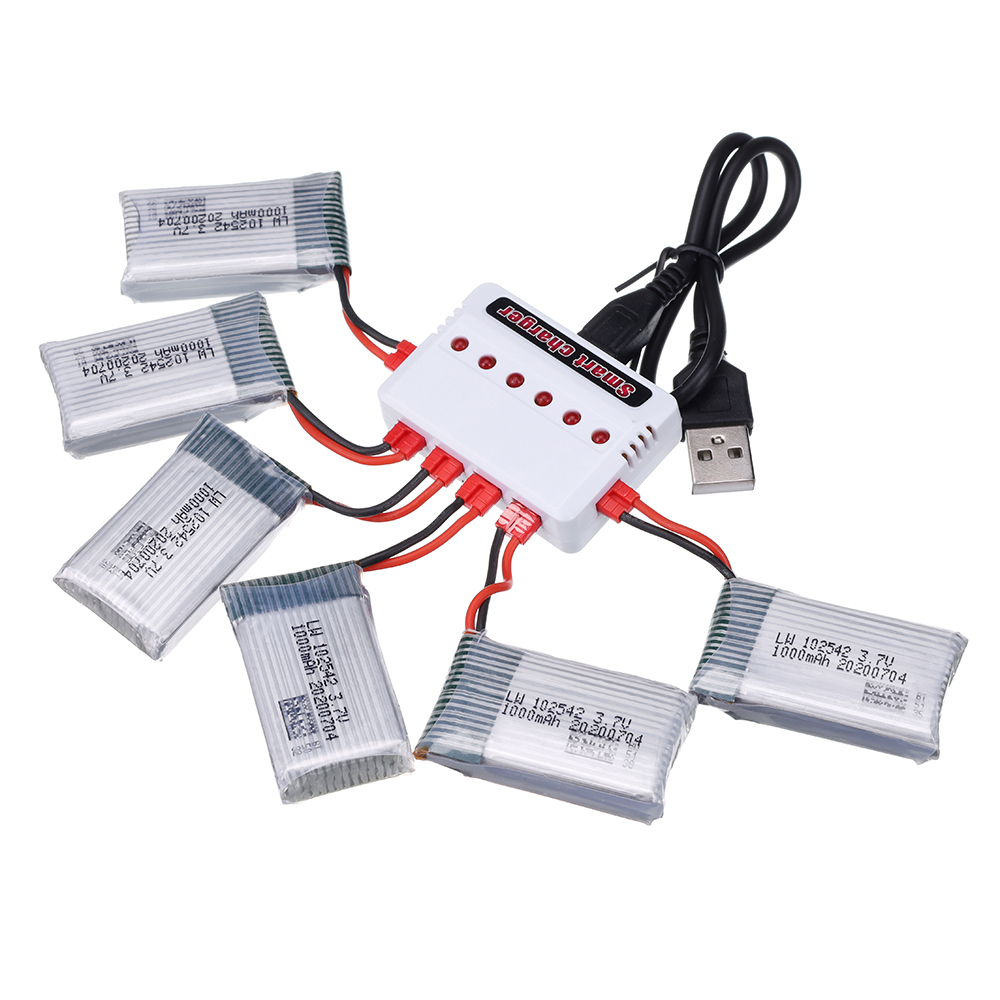 3.7V 1000mAh 102542 Lipo バッテリー - Hobby Rc Quadcopters & Multirotors のレビューと価格