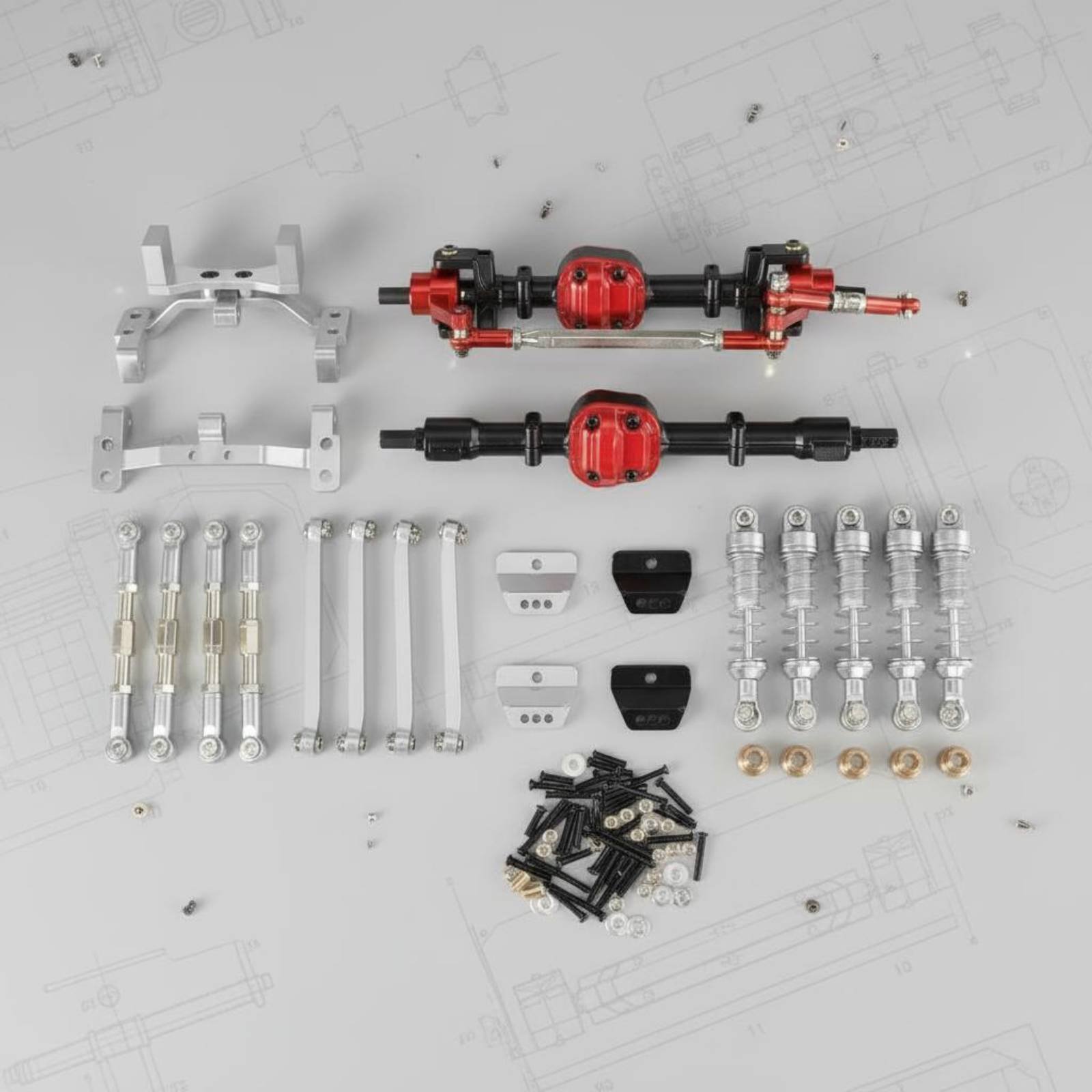 6 ピース 1/12 スケール RC カーシャフトセット陽極 - Shock Absorber Rc のレビューと価格