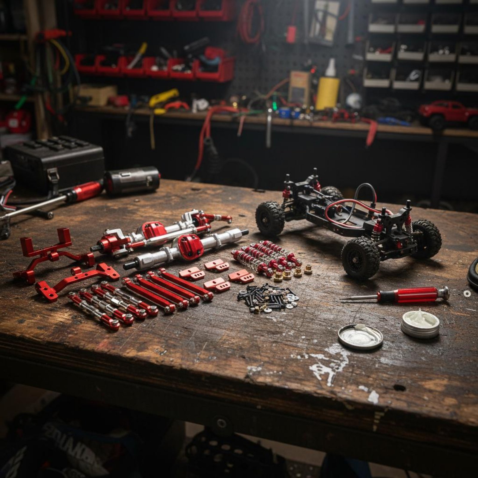 6 ピース 1/12 スケール RC カーシャフトセット陽極 - Shock Absorber Rc のレビューと価格