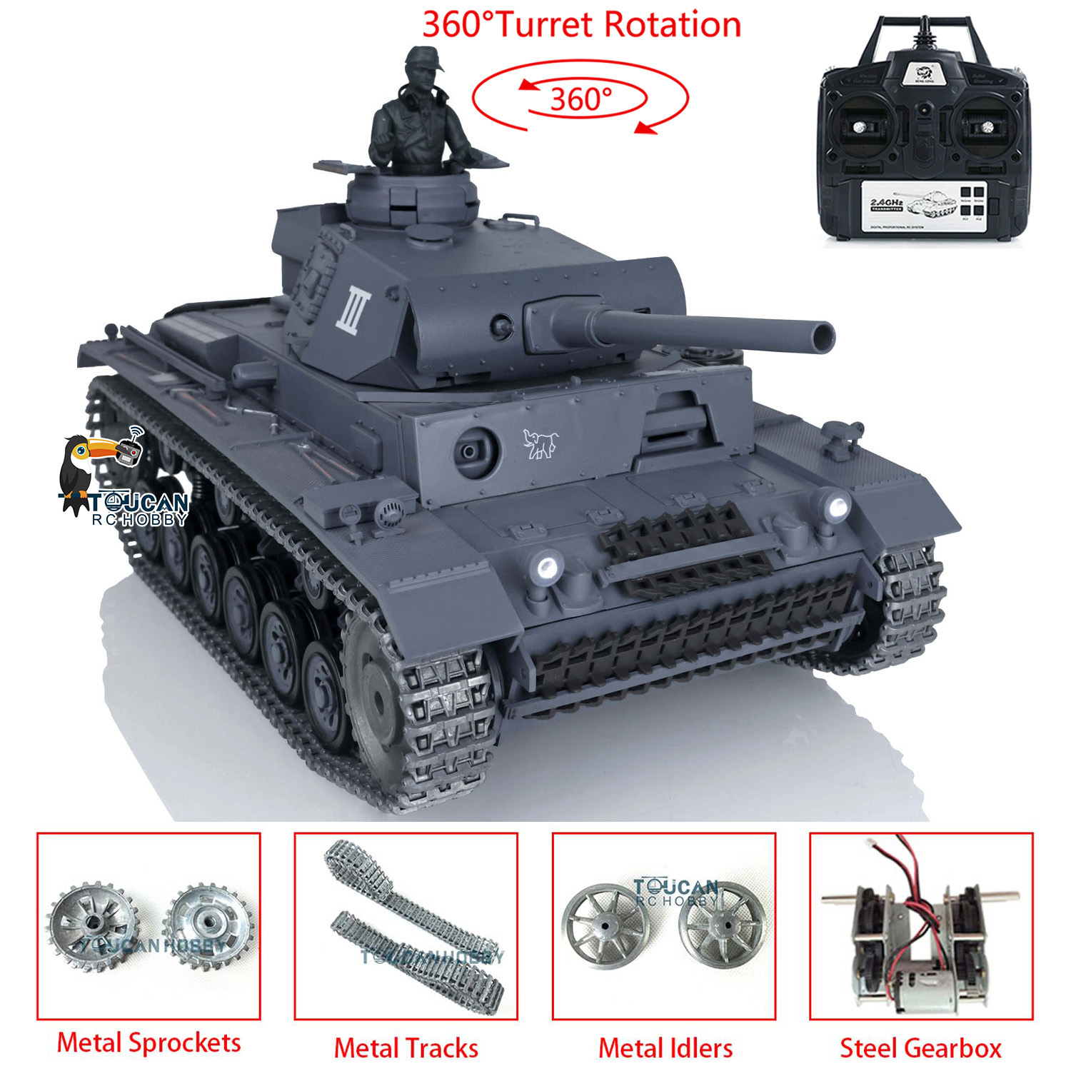 米国販売 ヘンロン 1/16 7.0 アップグレード版 パン - Rc Hobby Tank のレビューと価格