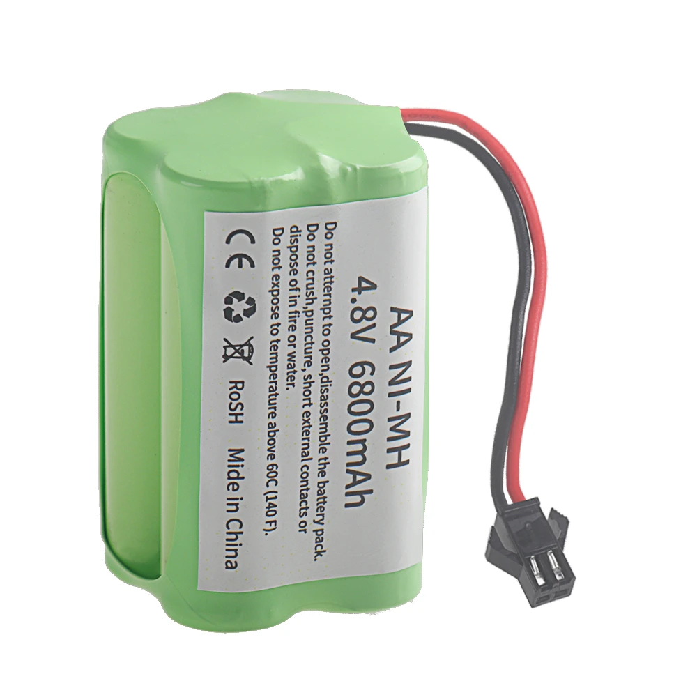 ニッケル水素電池 6800mAh 4.8V 4*AA バッテ - Rc Hobby Tank のレビューと価格